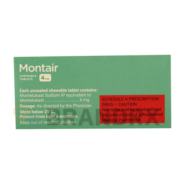 Montair Chewable 4 mg Cipla - Imagen 2