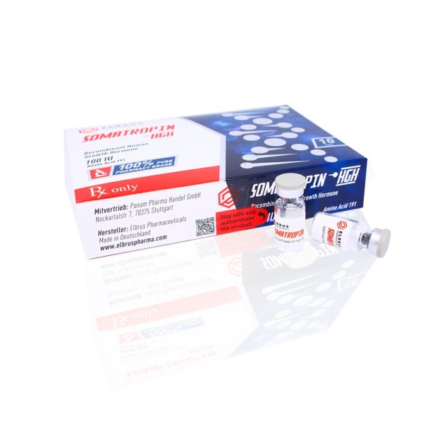 Somatropin HGH 100 IU Elbrus Pharmaceuticals - Imagen 2