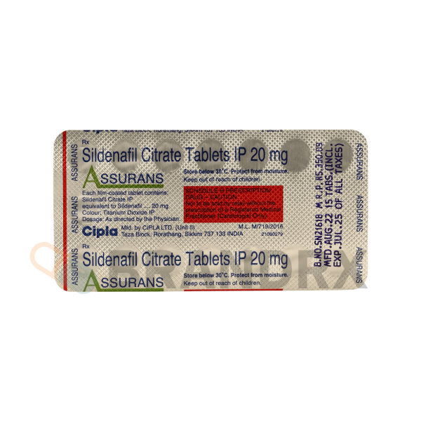 Assurans 20 mg Cipla - Imagen 2