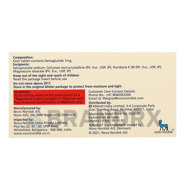 Rybelsus 7 mg Novo Nordisk - Imagen 2