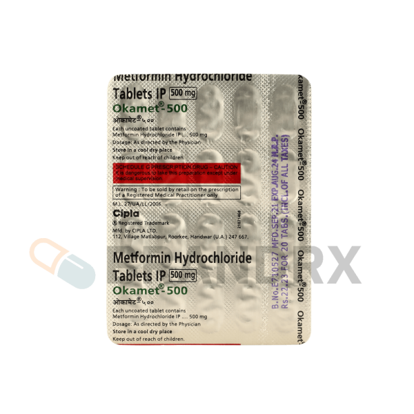 Okamet 500 mg Cipla - Imagen 3
