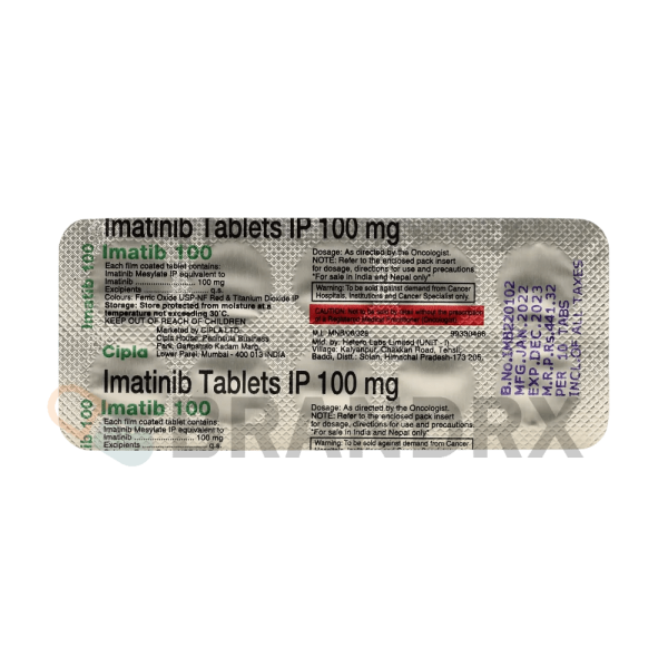 Imatib 100 mg Cipla - Imagen 3
