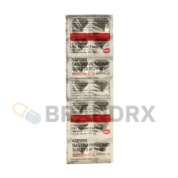 Ecosprin 75 mg USV Private Ltd. - Imagen 3