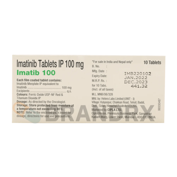 Imatib 100 mg Cipla - Imagen 4
