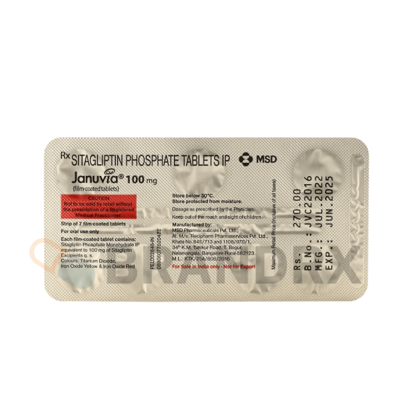 Januvia 100 mg MSD - Imagen 3