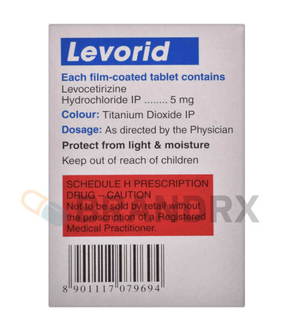 Levorid 5 mg Cipla - Imagen 2