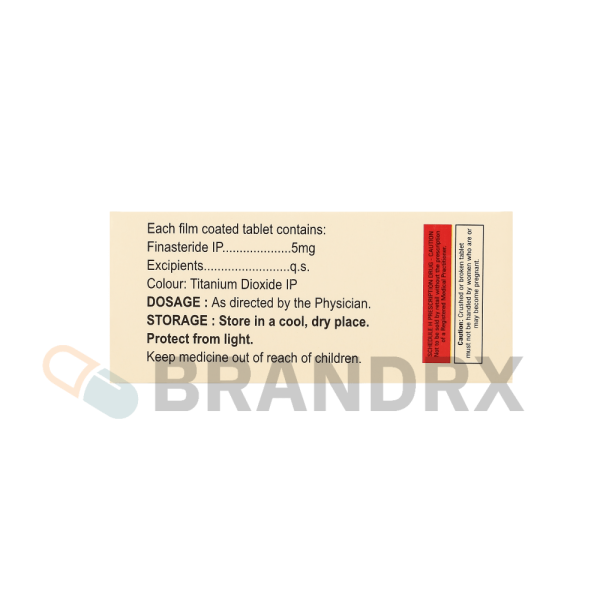 Proscare 5 mg Fortune Health Care - Imagen 3